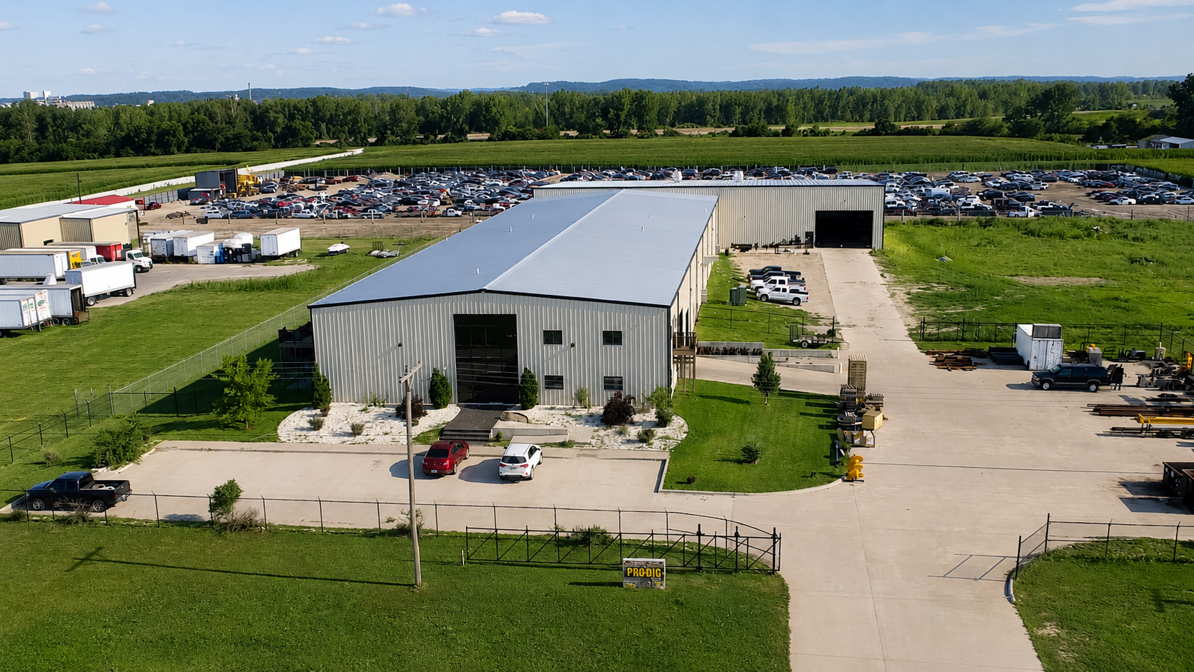 PRO-DIG Manufacturing Facility – Elwood, KS PRO-DIG manufacturing facility and headquarters in Elwood, Kansas